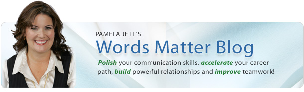 Pamela Jett's 'Words Matter' Blog